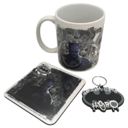 Coffret cadeau Batman avec mug, sous-verre et porte-clés