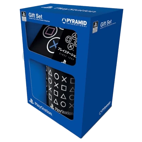 Coffret Cadeau Playstation - porte-clés playstation logo japonais