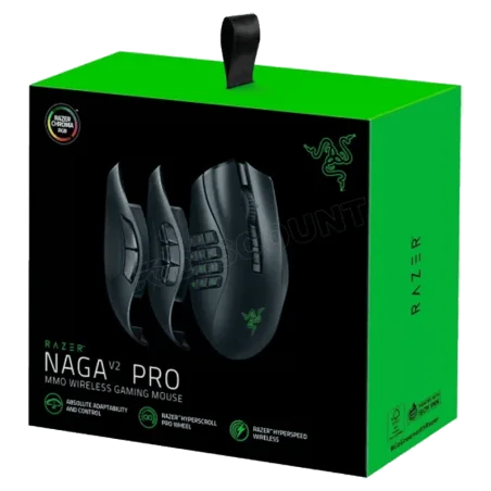 Souris Sans Fil Razer Naga V2 Pro - Noir - boite