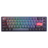 Design fin du Ducky One 3 Cosmic Blue vue de face