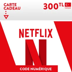 Carte Netflix - 300 TL - Turquie