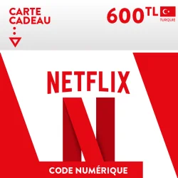 Carte Netflix - 600 TL - Turquie