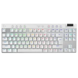 Clavier Logitech G PRO X TKL Sans Fil RGB Blanc - GX Brown Tactile