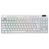Clavier Logitech G PRO X TKL Sans Fil RGB Blanc - GX Brown Tactile