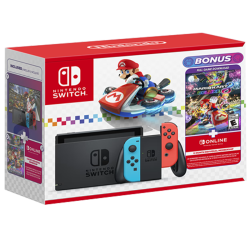 Nintendo Switch - Pack Deluxe Mario Kart 8 avec Joy-Con Neon et écran LCD