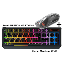 Pack clavier Meetion K9320 FR + Souris BTM005