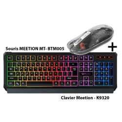 Pack clavier Meetion K9320 FR + Souris BTM005
