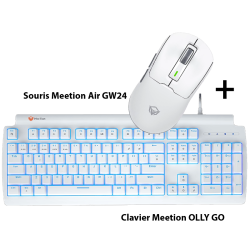Pack clavier Meetion OLLY GO + Souris Air GW24