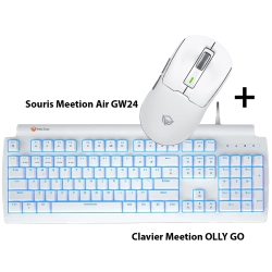 Pack clavier Meetion OLLY GO + Souris Air GW24
