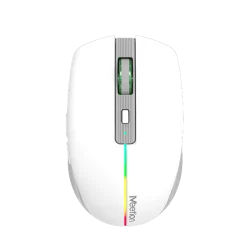 Souris Sans Fil 2,4 G et Bluetooth Meetion -BTM002 - Blanc