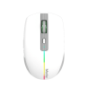 Souris Sans Fil 2,4 G et Bluetooth Meetion -BTM002 - Blanc