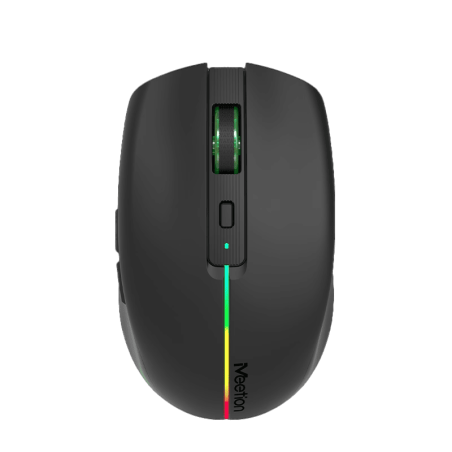 Souris Sans Fil 2,4 G et Bluetooth Meetion -BTM002 - Noir