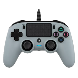 Manette PS4 filaire Nacon Compacte bleue