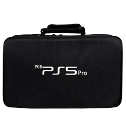 valise ps5 pro noire avec emplacements casque