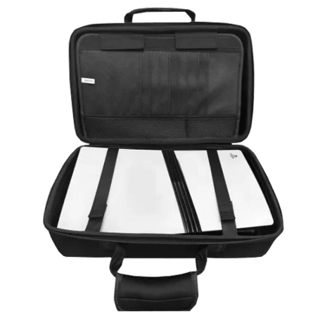 Valise PS5 Pro Pour Console, 2 Manettes Et Casque - Noir
