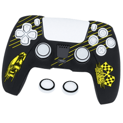 protection silicone manette PS5 jaune