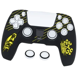 protection silicone manette PS5 jaune