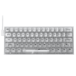 clavier redragon fizz k617 rgb transparent vue de face