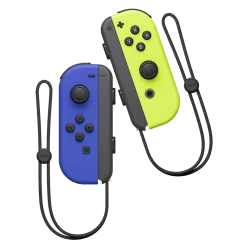 Joy Con : Paire de manettes - Bleu / Jaune pastel
