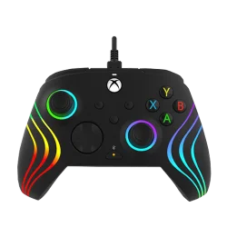 Manette Xbox Filaire - PDP - Afterglow Wave Noir