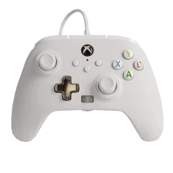 Manette Xbox Filaire Améliorée - PowerA - Gris - vue de face
