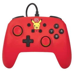 Manette Switch filaire - Laughing Pikachu - vue de face
