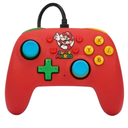 Manette Switch filaire - Super Mario Bros - Mario Medley Nano - vue de face