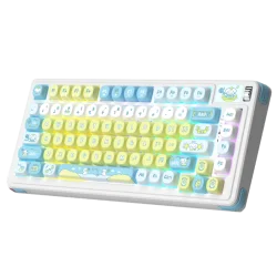 Clavier Magegee AIR75 RGB Dog Themed 75% - Switch Blue Whale