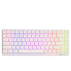 Clavier Magegee Moon64 RGB Blanc 65% - Switch Red