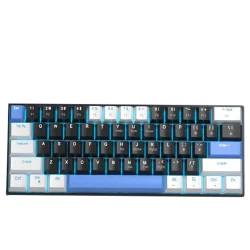 Clavier Magegee MK-Star61 RGB Noir et Blanc 60% - Switch Red
