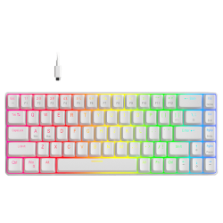 Clavier Magegee MK-Box RGB Blanc 65% - Switch Amethyst