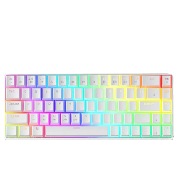 Clavier Magegee MK-Box RGB Blanc Sans fil 65% - Switch Red