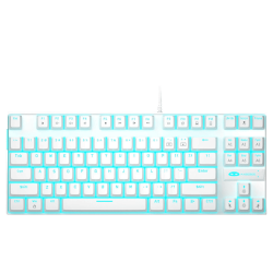 Clavier Magegee MK-Star RGB Blanc 80% - Switch Blue