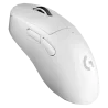 Logitech Pro X Superlight 2 DEX blanche vue de face Logitech Pro X Superlight 2 DEX blanche vue de face