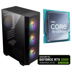 PC Gamer Vergil |i5 12400F |RTX 5060 |16Go RAM |512Go NVMe Processeur : Intel Core i5-12400F - TRAY