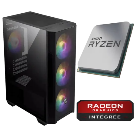 PC Gamer Raiden |Ryzen 5 5600GT |16Go RAM |512Go NVMe AMD Ryzen 5 5600GT BOX