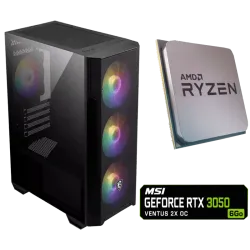 PC Gamer Snake|Ryzen 5 5500|RTX 3050|16Go RAM|512Go NVMe - AMD Ryzen 5 5500 BOX