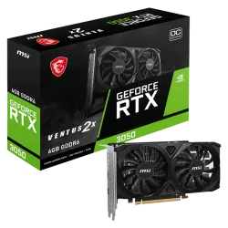 Carte Graphique MSI GeForce RTX 3050 Ventus 2X E OC 6Go