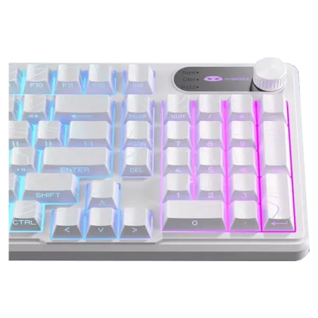 MageGee GK960 blanc avec pavé numérique