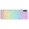 Clavier MageGee GK960 RGB Blanc Topographique format 95 %