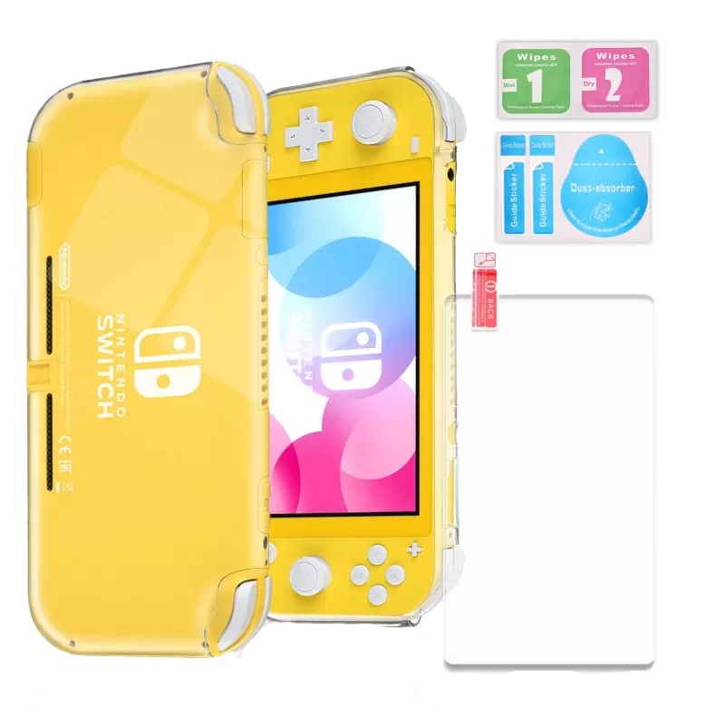 Etui Cristal Nintendo Switch Lite + Glass de protection  - 1