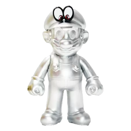 Figurine Super Mario Odyssey Silver  - 1