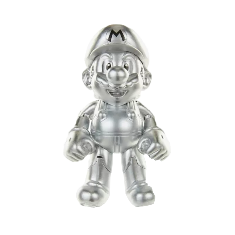 Figurine Super Mario Silver Géant  - 1