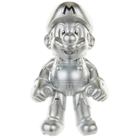 Figurine Super Mario Silver Géant  - 1