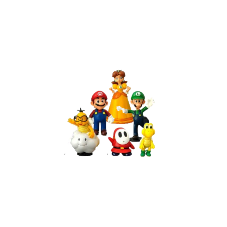 Lot de 6 Figurines Mario Bros - 1