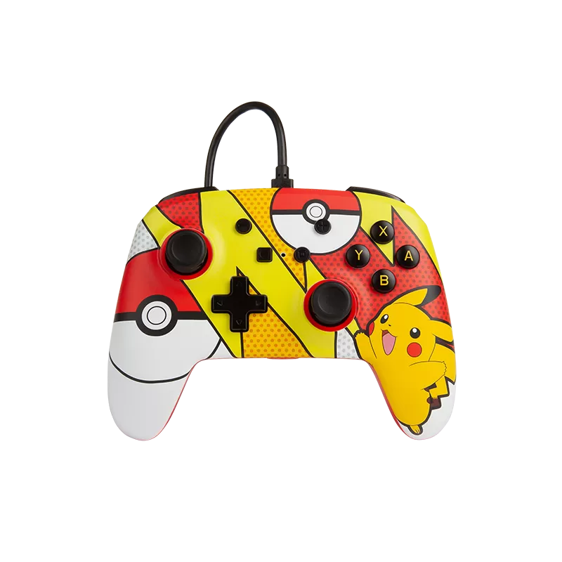 Manette Switch Filaire - Pokémon : Pikachu Pop Art  - 1