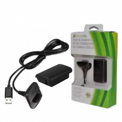 Batterie et Cable Manette Xbox 360  - 2