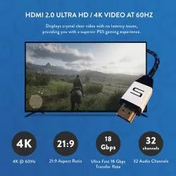 Cable HDMI 4K Ultra HD - Numskull - 2M  - 4