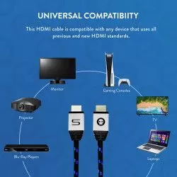 Cable HDMI 4K Ultra HD - Numskull - 2M  - 7