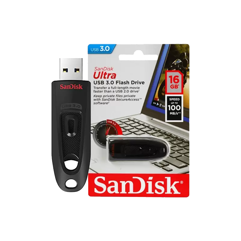 Clé USB SanDisk Ultra 3.0 Flash Drive 16 Gb